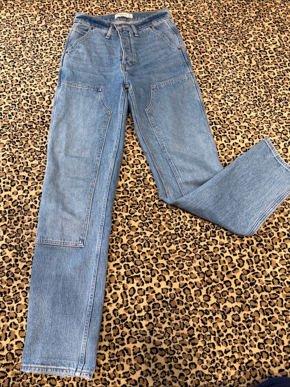 Light Wash Denim Carpenter Jeans
